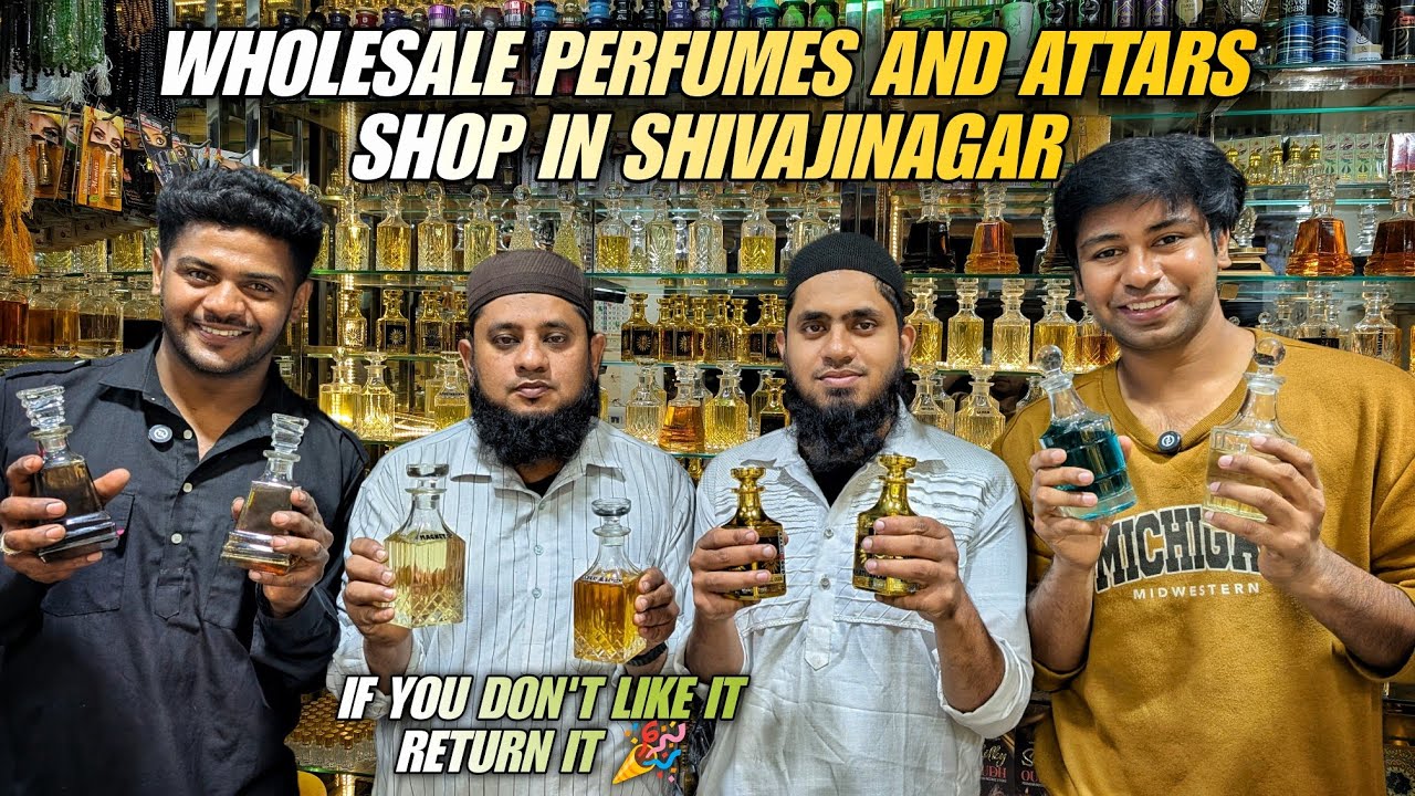 Bangalore Shivajinagar best wholesale perfume and attar shop for reasonable prices❤️