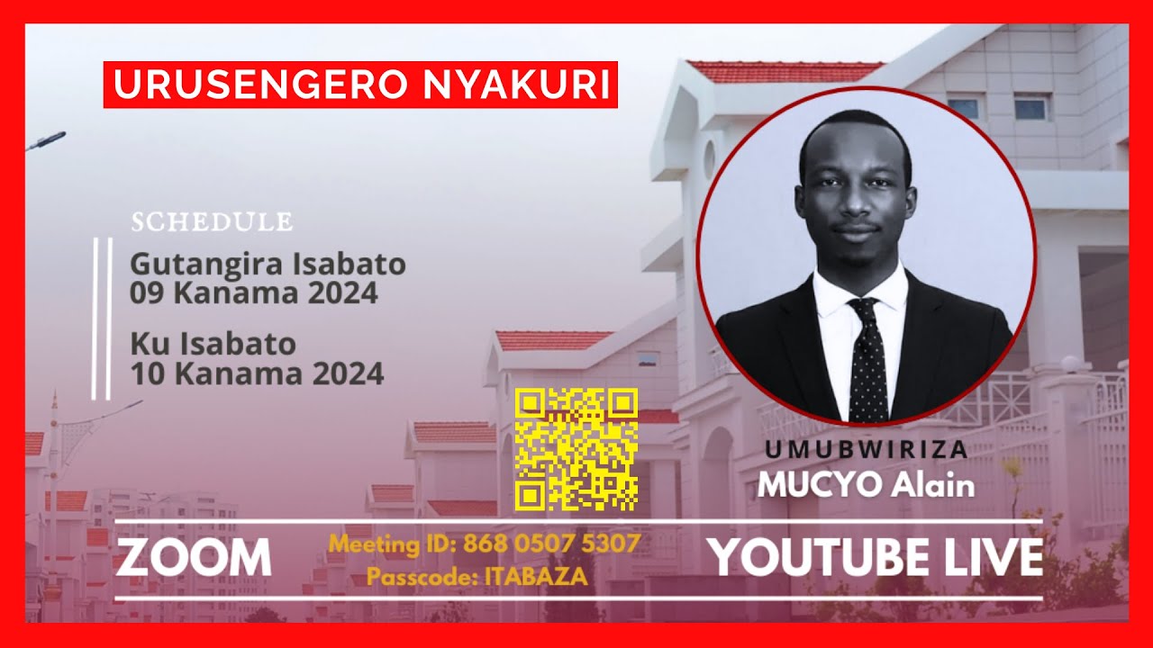 Mucyo Alain - Dawidi Ahakanirwa kubakira Imana Inzu (Amateraniro yateguwe na @ITABAZAMinistries)