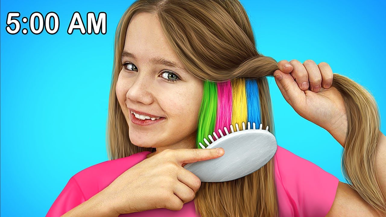 Funny morning routine for kids with Slava