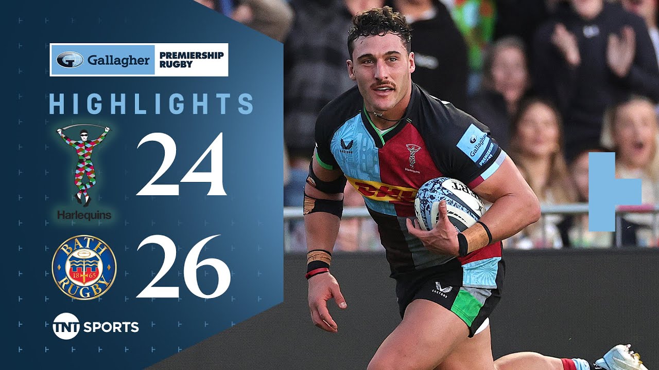 THE LATE SHOW! 🏉 | Harlequins 24-26 Bath | Gallagher Premiership Rugby Highlights