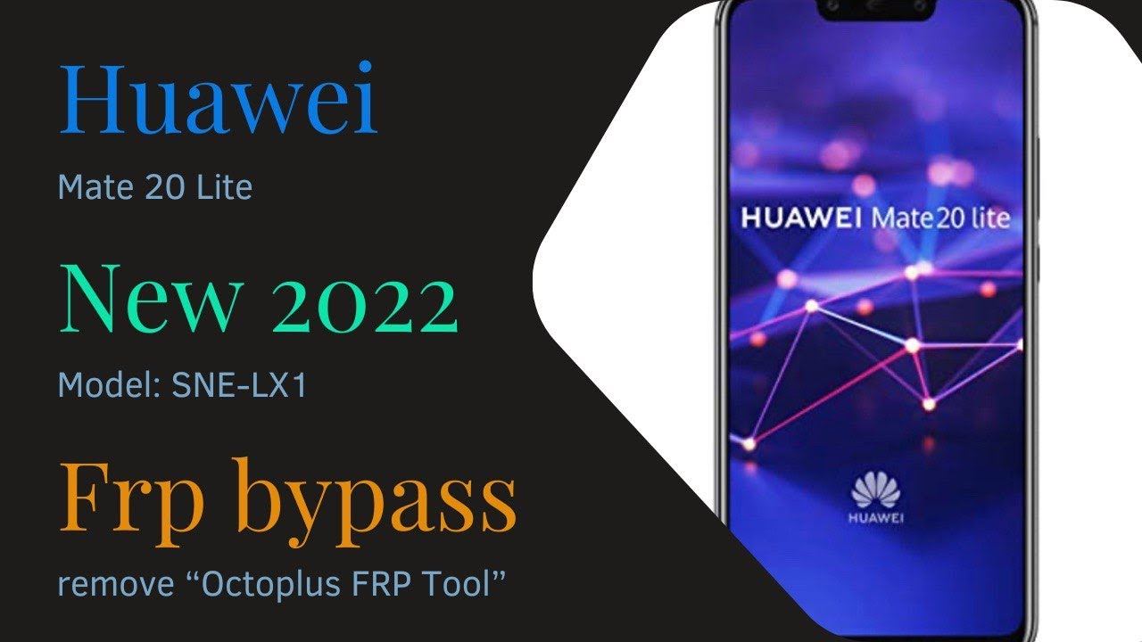Huawei Mate 20 Lite(SNE LX1) Frp_Bypass Android_10,Frp Unlock,Remove Google Account Lock #frpbypass