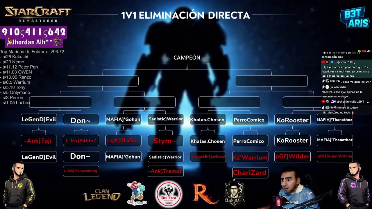 Torneo Libre 1vs1 | Bo5 | Tremoz, Warrior, LeBaBy, Chosen, StyM, P4blo7 y Don~ | Starcraft Fastest