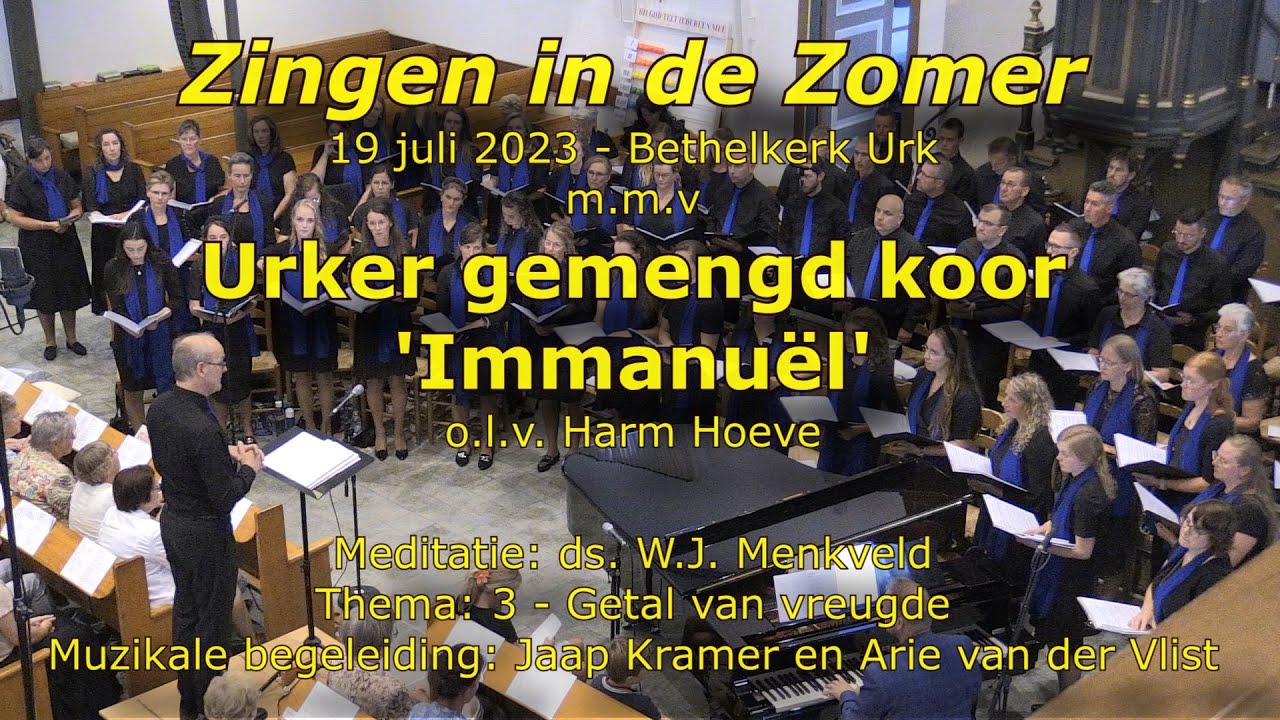 2e zangavond 2023 m.m.v. Immanuël