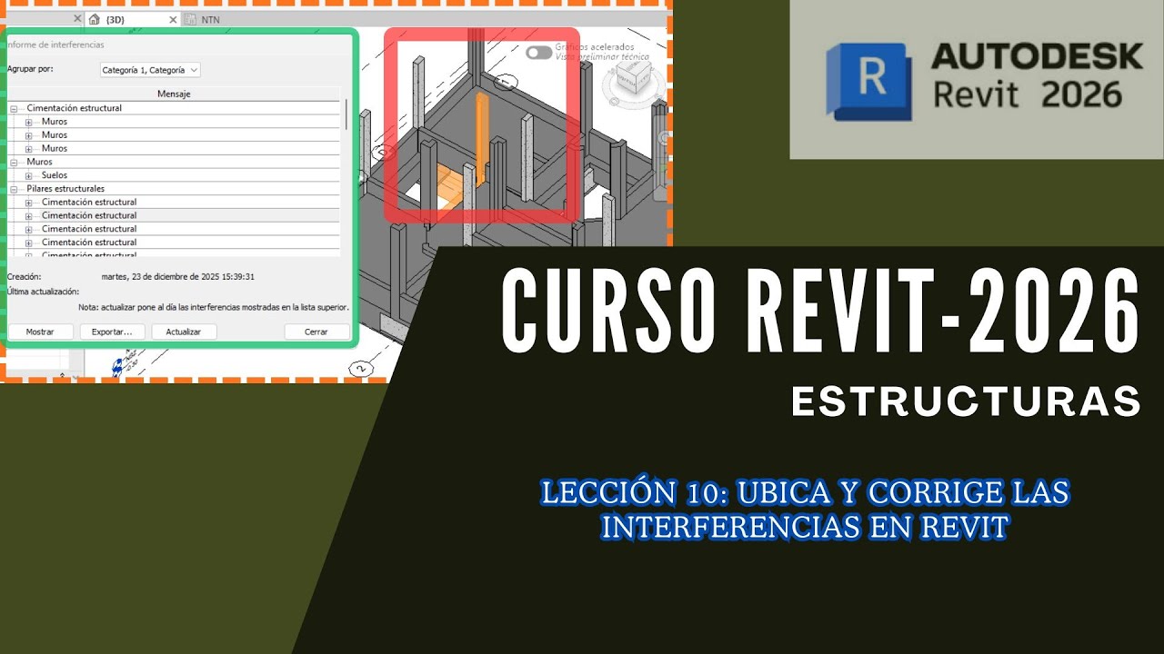 10. Revit Estructuras: ¿Cómo detectar interferencias en Revit?