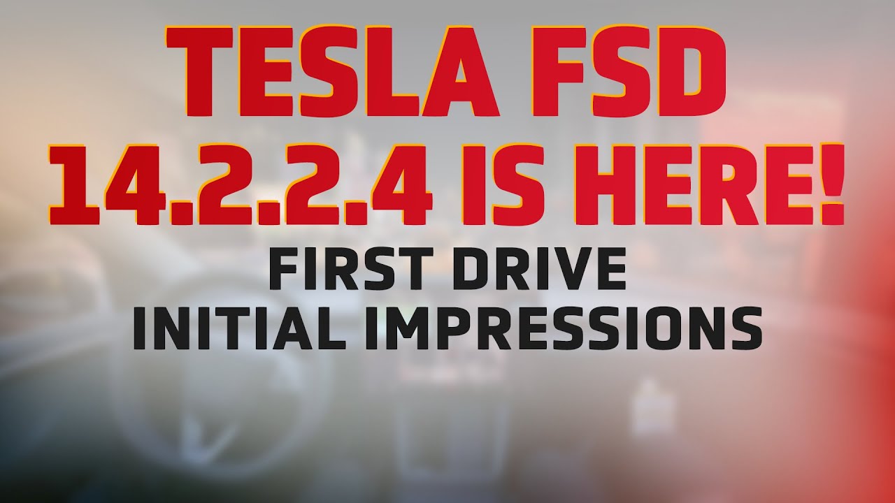 Tesla Self Driving Update 14.2.2.4 First Drive and Initial Impressions!