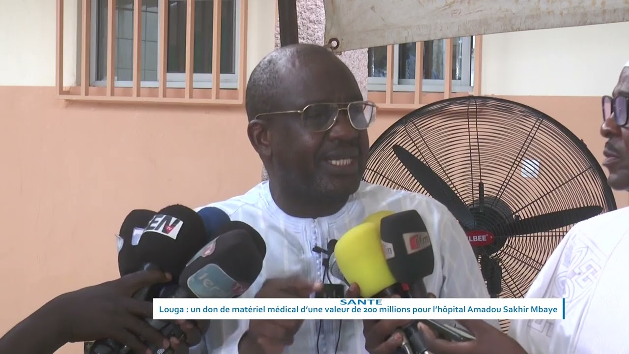 Louga : Amadou Mberry Sylla offre un matériel d’une valeur de 200 millions à l’hôpital régional