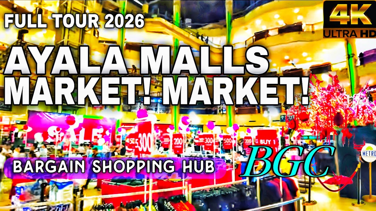 Why Everyone Shops Here | MARKET! MARKET! BGC 2026 | 4K Walking Tour | Bargain Shopping Hub 🇵🇭