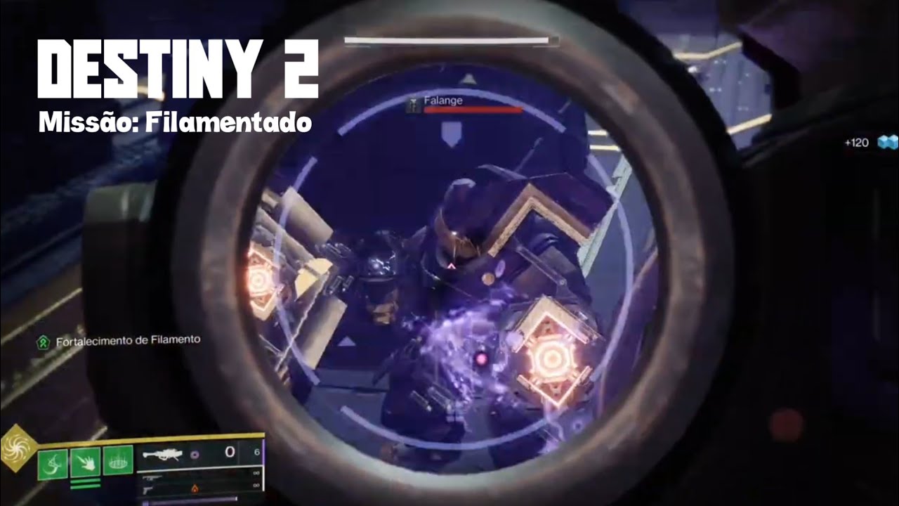 Gameplay destiny 2 PS4 missão: filamentado