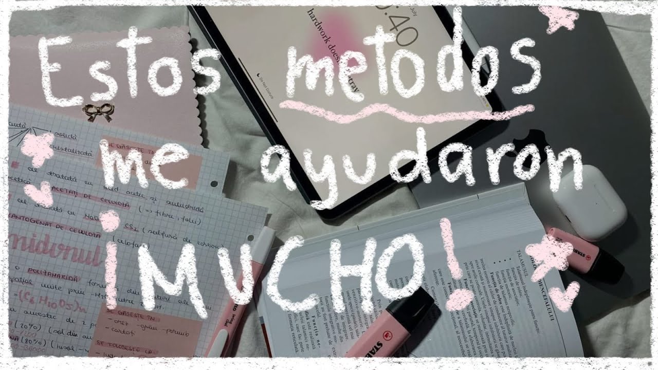 ¡Estos métodos me ayudaron mucho! 📖I Mei Sanchez