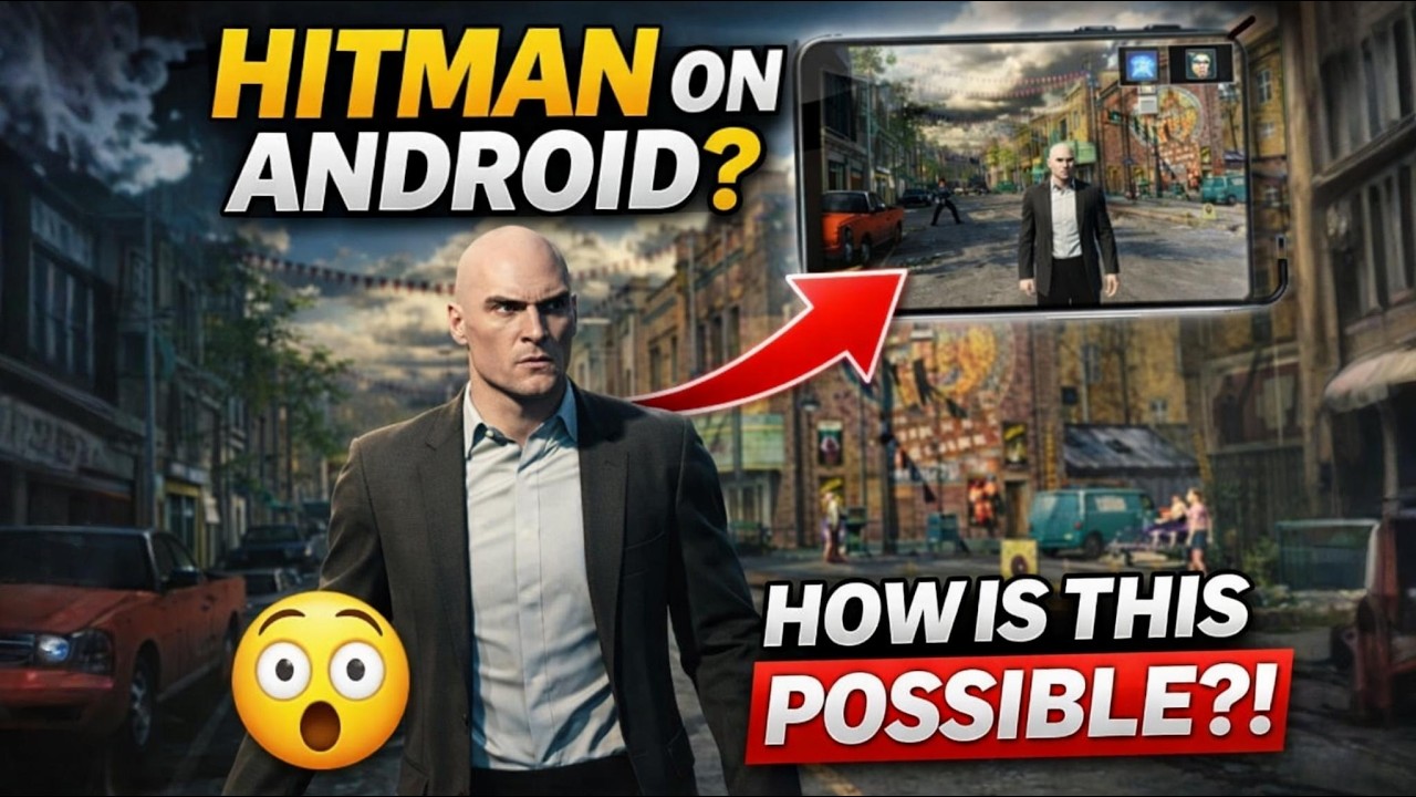 Я играл в Hitman Absolution на Android… Такого быть не должно.
