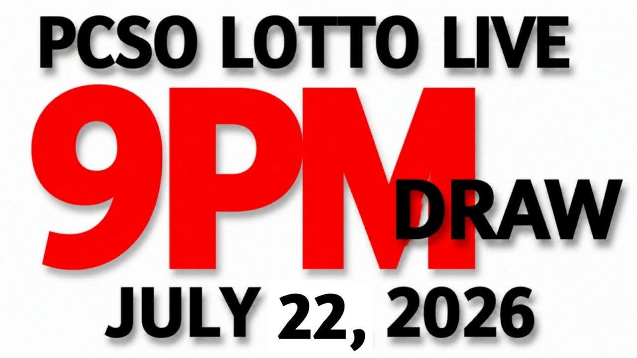 Lotto Result Today 9pm Draw July 22, 2026 Swertres Ez2 PCSO LIVE