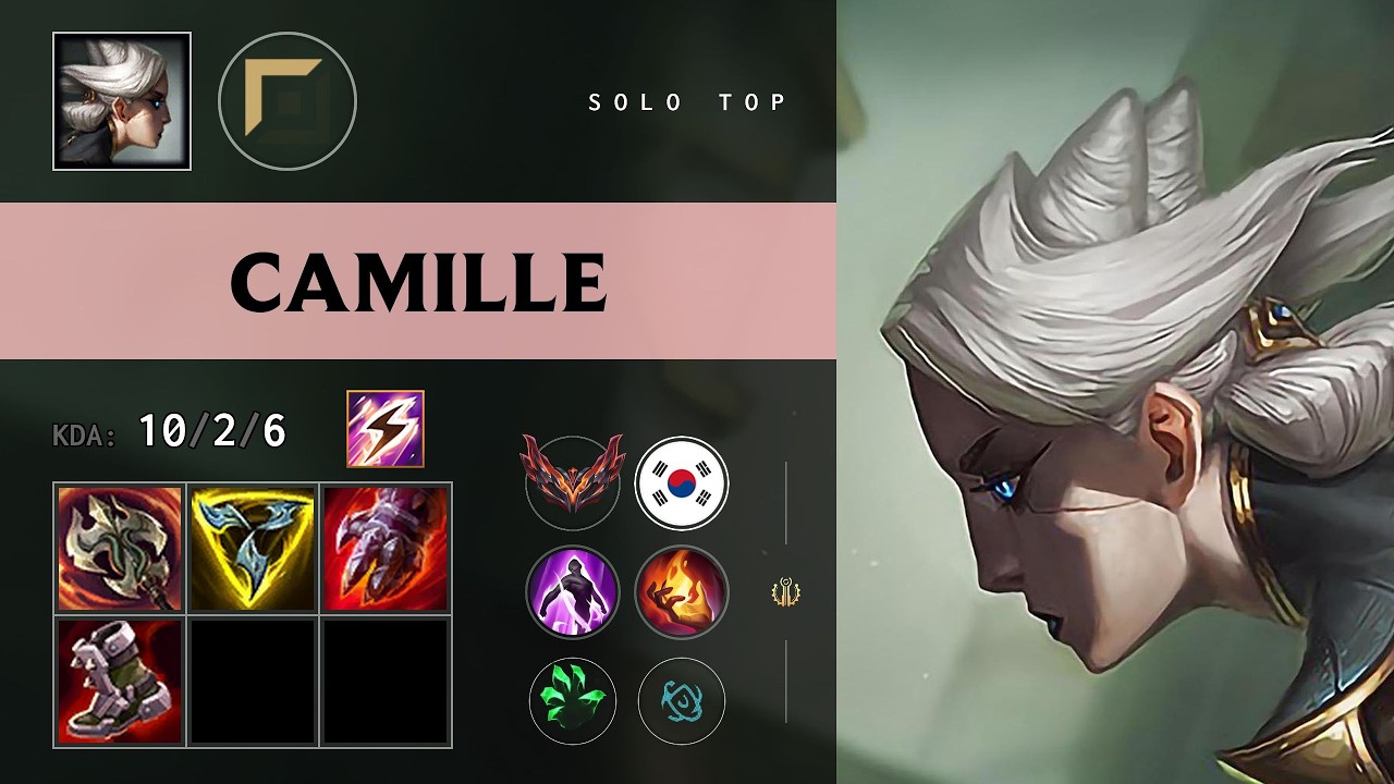 Camille Top vs Renekton - KR Grandmaster Patch 26.11