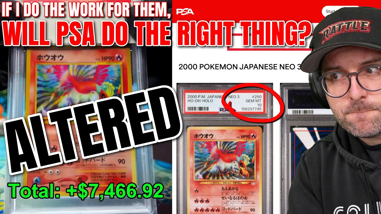 Аннулирует ли PSA измененные карты Pokemon, если я предоставлю доказательства и сертификаты?