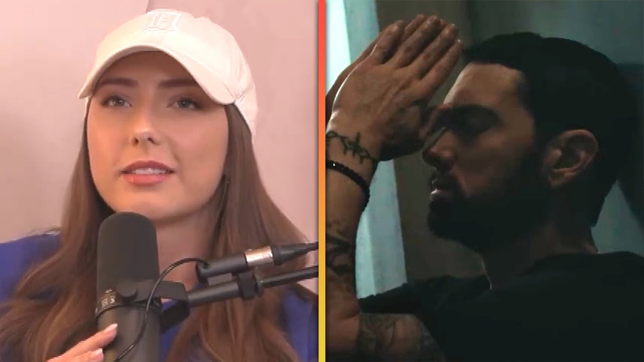 Eminem's Daughter Hailie Jade SOBBED Watching Somebody Save Me Music Video
