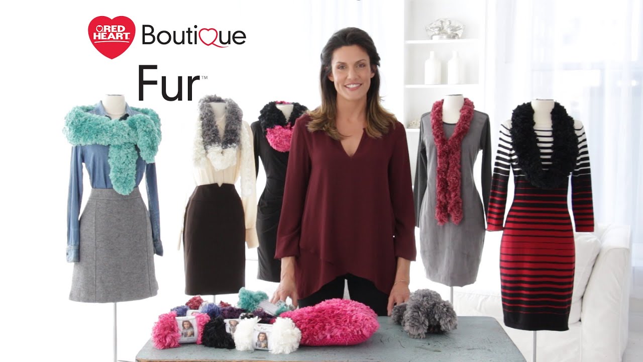 Red Heart Boutique Fur Yarn is a Luxurious Faux Fur Yarn
