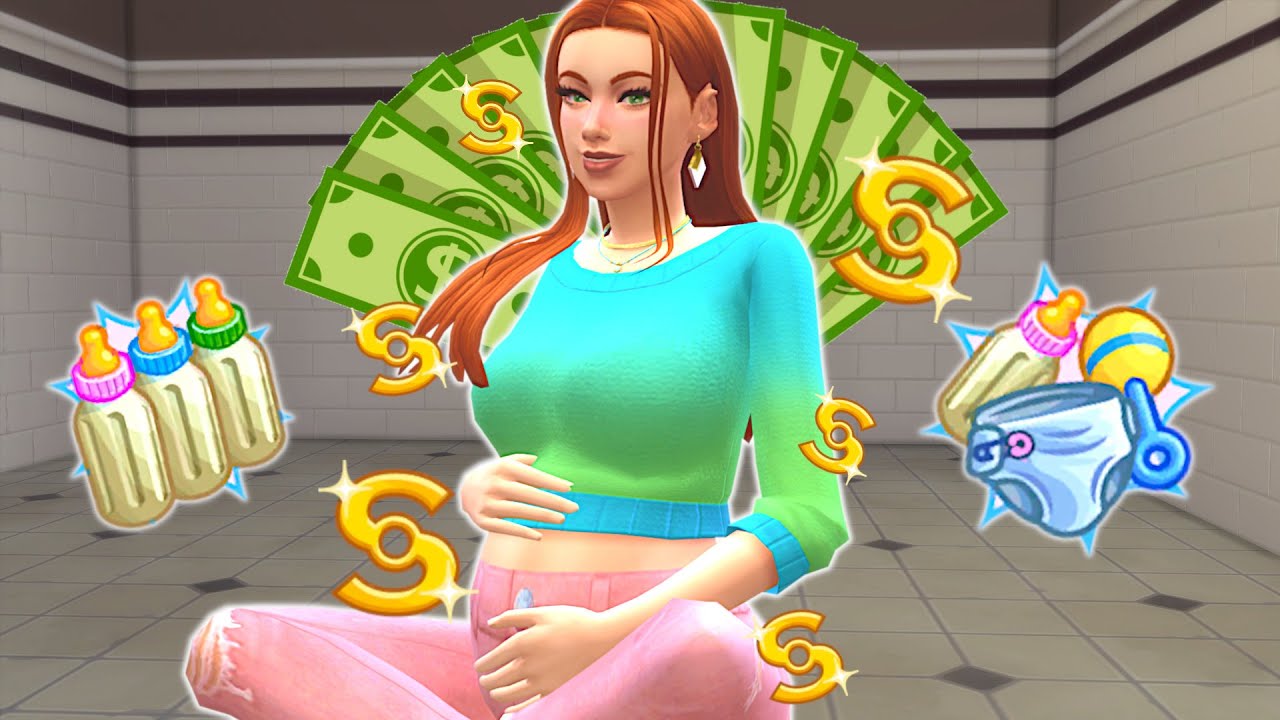 How much money can you make as a surrogate in the sims 4? // Sims 4 challenge