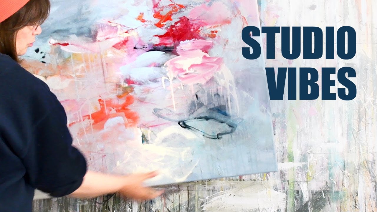 Atelierbesuch, Einblick in meine Arbeitsabläufe, Acrylmalerei, abstrakte Kunst, Kunstpräsentation