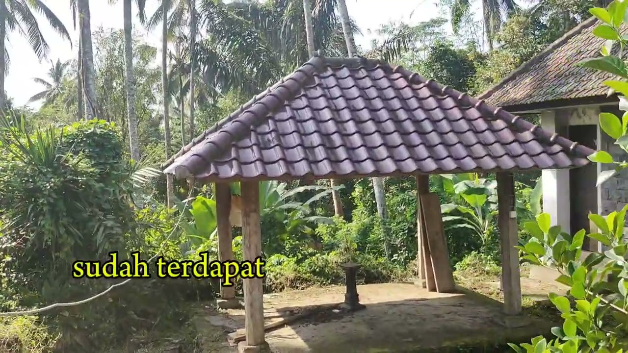 terjual.jual tanah 4000m2 isi bangunan dengan harga 600jt global dan masih bisa untuk nego.