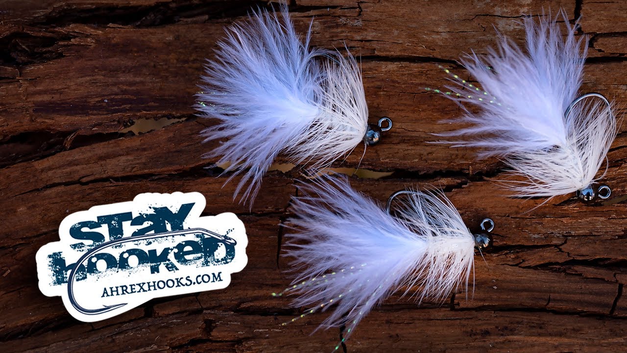 Ahrex - White Dog Nobbler - tied by Jesper Lindquist Andersen
