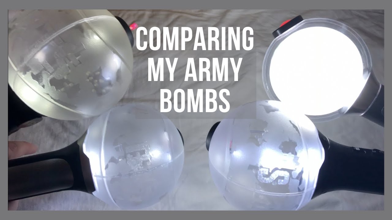 Сравнение лайтстиков BTS *ВСЕ ВЕРСИИ*