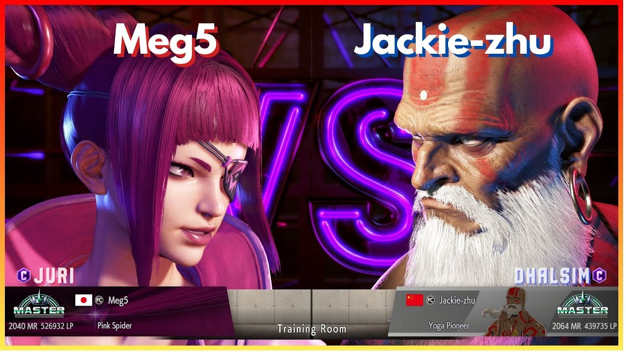 Street Fighter 6 - Meg5 (Juri) vs Jackie-zhu (Dhalsim)