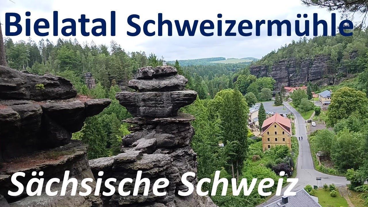 Sächsische Schweiz Bielatal Rosenthal Herkulessäulen Bielablick Genuss-Wandern kleine Runde