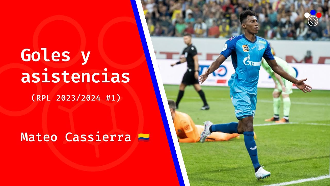 MATEO CASSIERRA 🇨🇴 Goles y Asistencias 2023 ⚽ Zenit de San Petersburgo | La Liga del Oso 🐻