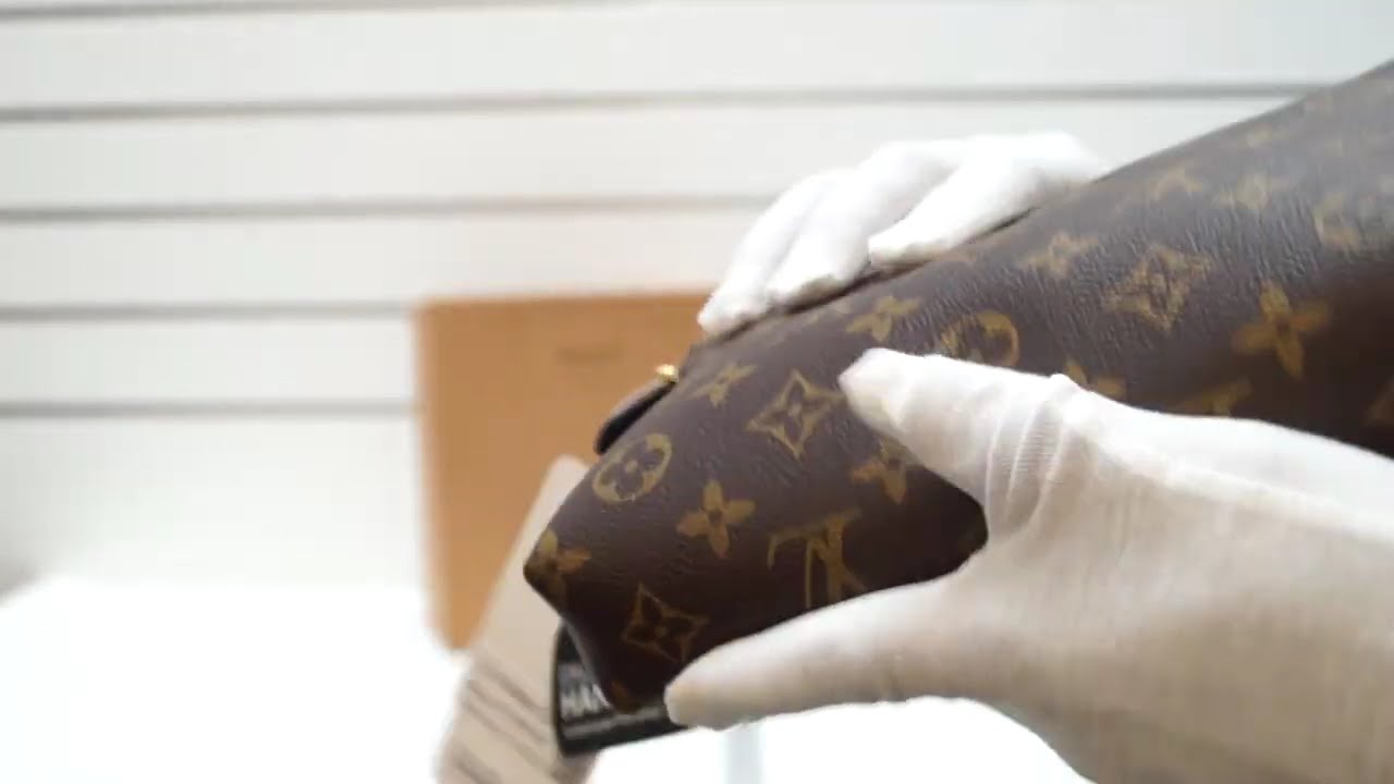 LOUIS VUITTON Pallas Monogram Canvas Clutch Crossbody Bag REVIEW |PRE-OWNED