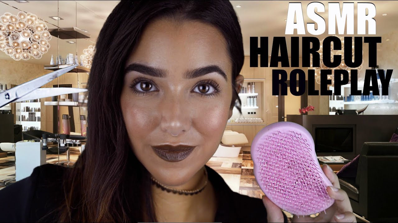 ASMR Haircut Role Play (Scalp Massage, Shaving, Hair Brushing, Hair Inspection, Shampoo...)