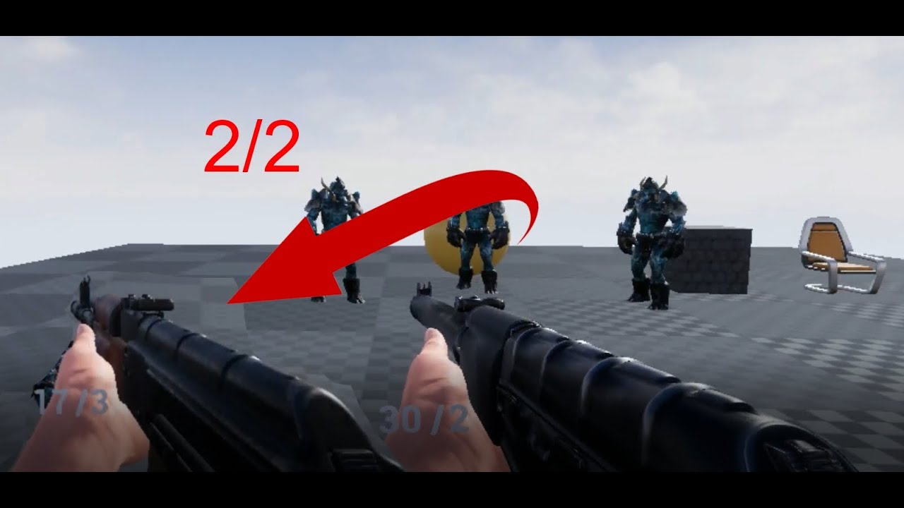 UE4 - Weapon Switching tutorial #2
