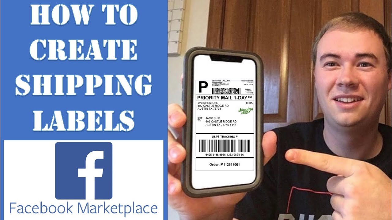 How to Create Shipping Labels on Facebook Marketplace 2025 | Step by Step Tutorial Ship Setup
