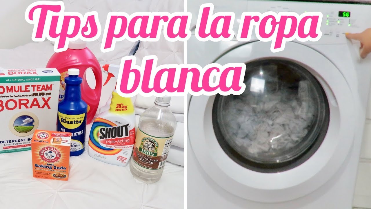 COMO BLANQUEAR LA ROPA AMARILLENTA PARA QUE QUEDE RELUCIENTE