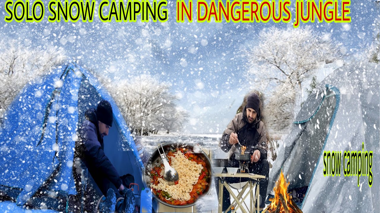 Solo camping in wild forest 🌳 | Coldest temperature camping in india | jaffarcampingvlogs