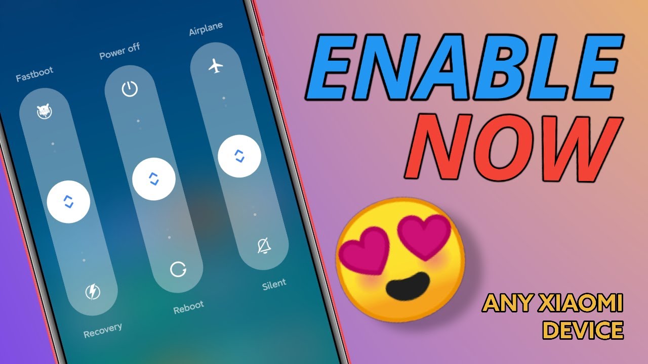 Enable new ⚡ EXTENDED POWER MENU ⚡ on any Xiaomi device | Install new MIUI power menu