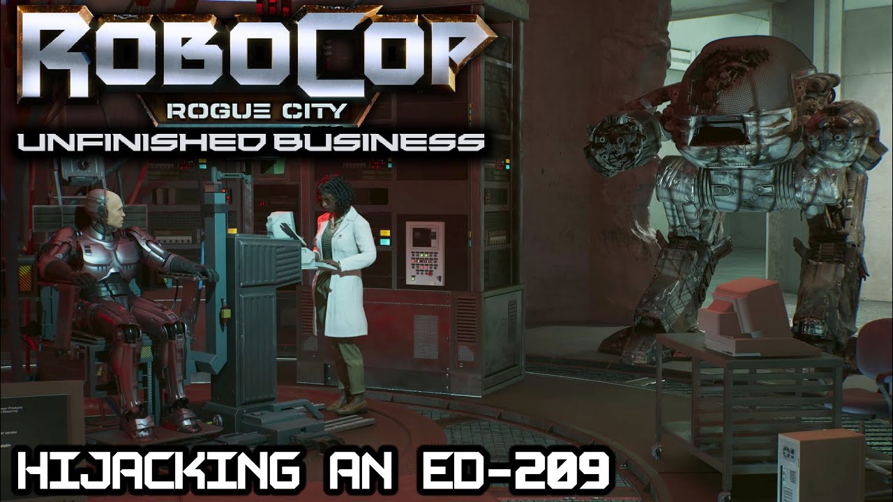 RoboCop: Rogue City Unfinished Business - Causing Chaos With a Hijacked ED-209