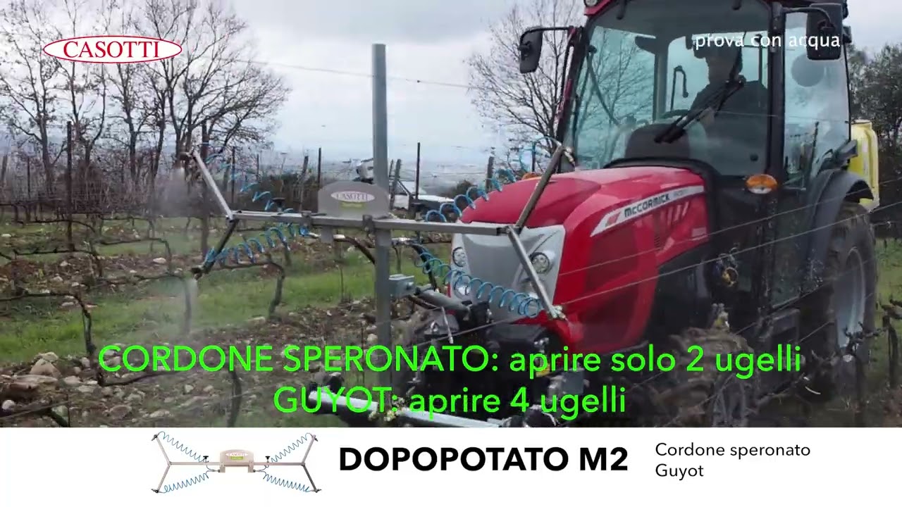 CASOTTI - Dopopotato M2 - distribuzione Trichoderma contro Mal dell'Esca