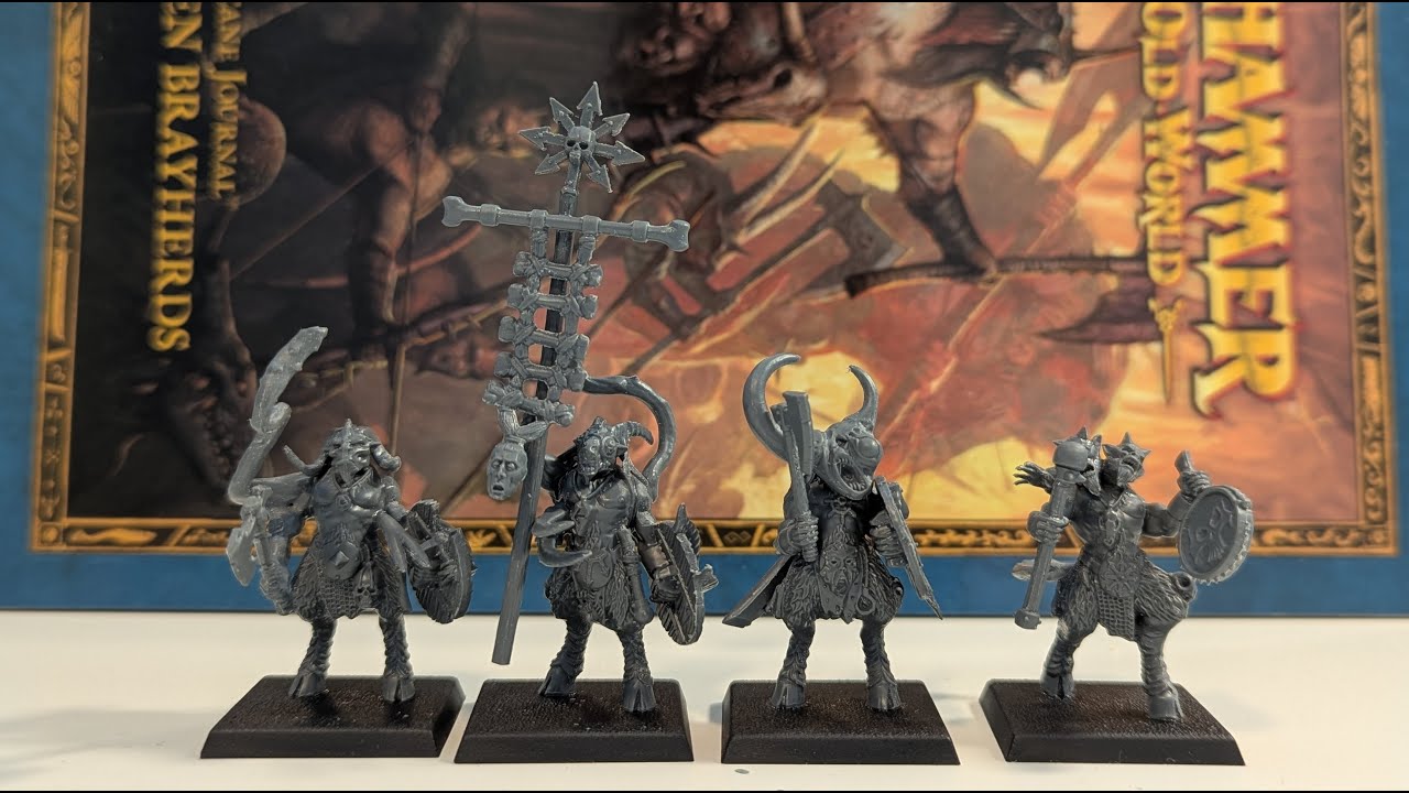9-Star Kitbash: Warhammer: The Old World - Beastmen Brayherds Warped Gors