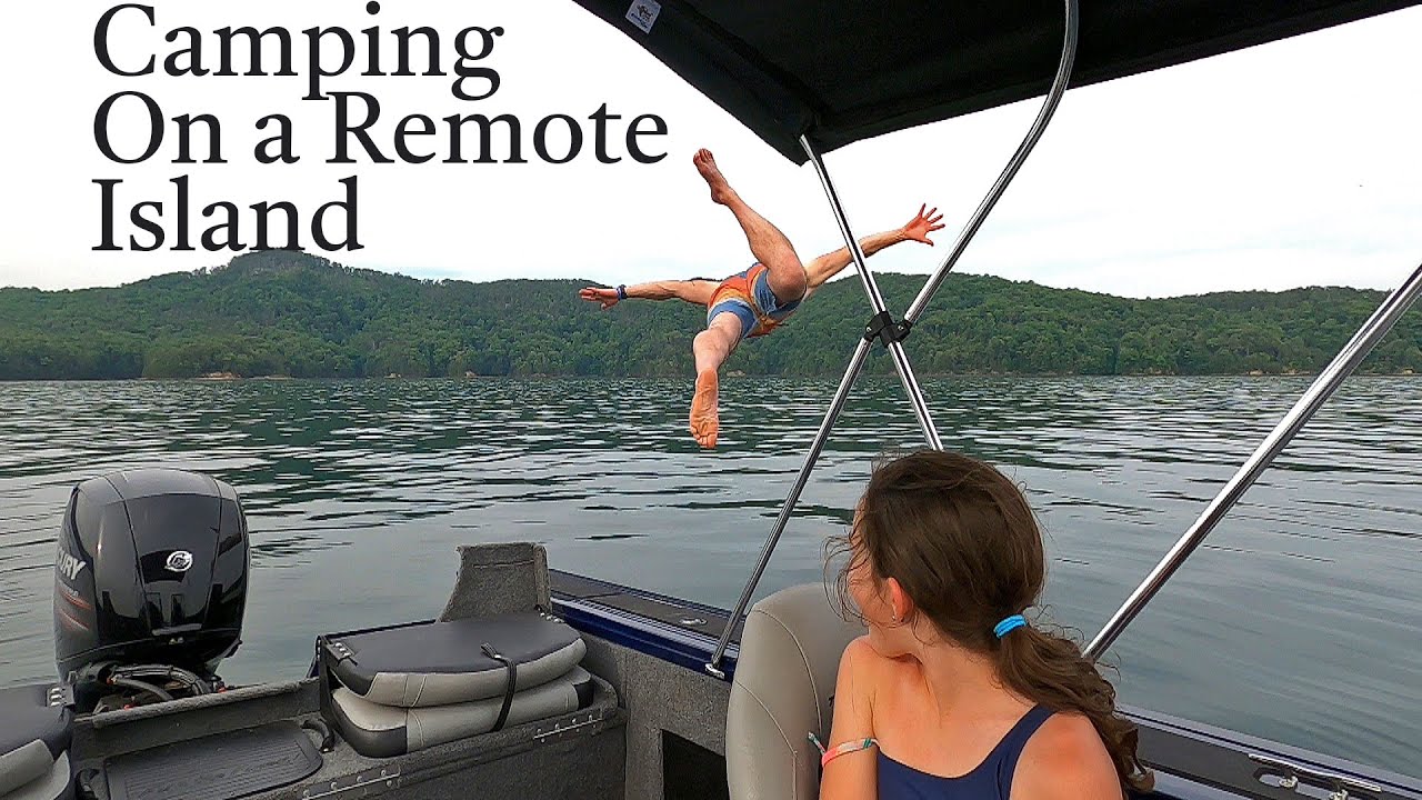 OVERNIGHT CAMPING ON A MOUNTAIN ISLAND | Dad Daughter Trip