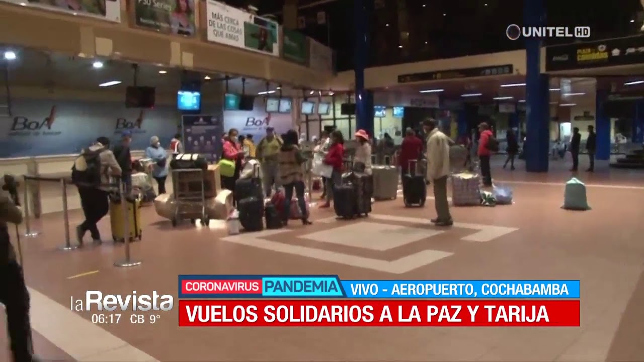 Habilitan vuelos hasta La Paz y Tarija desde el aeropuerto de Cochabamba