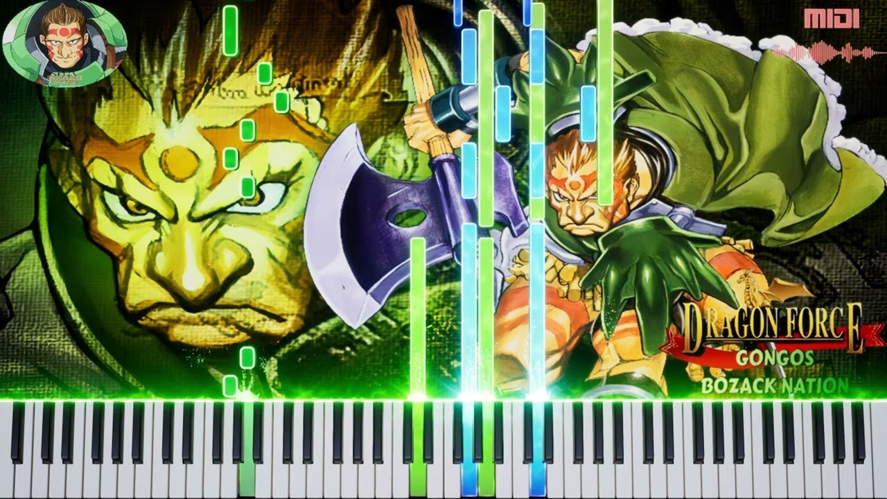 Dragon Force 🟢 Gongo's Bozack Nation 🎹MIDI🎹