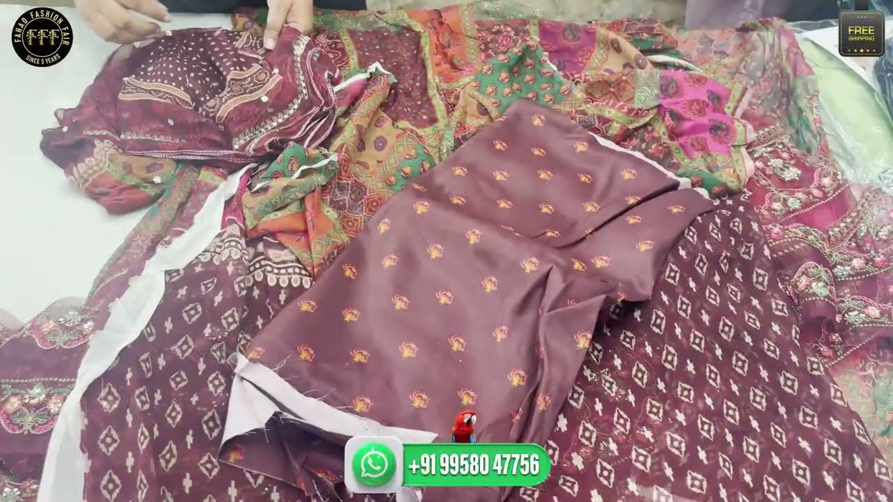 Charizma Vasal Luxury💃🏻Free Shipping Allover India 📱WhatsApp No  9958047756 website: www.fffsuits.in