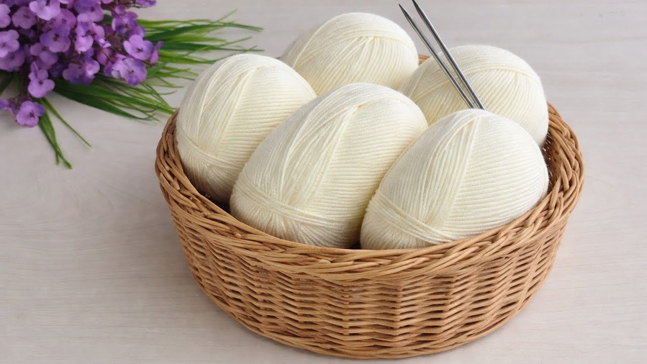 Kolay İki Şiş Örgü Yelek Model Desen #crochet #knitting #diy 