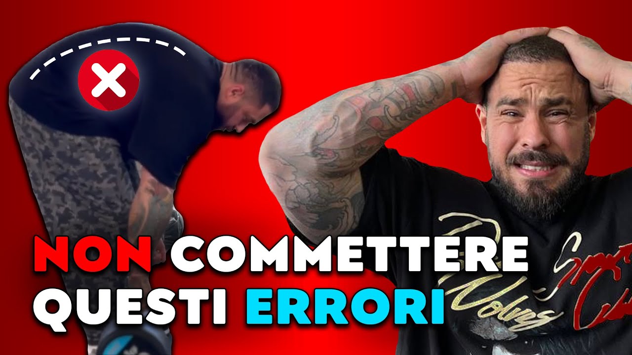 8 Errori che mi sono stancato di correggere in palestra!