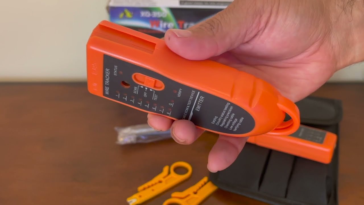 Ethernet Network Toner RJ11 RJ45 Network Cable Tester Lan Tracker Review, What a time saver and easy