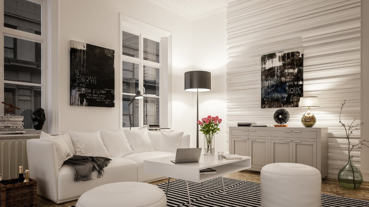 Black and White Living Room Decorating Ideas | Interior Designs