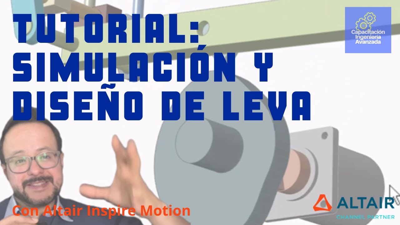 Te enseño a simular y diseñar el mecanismo de una leva en Inspire Motion