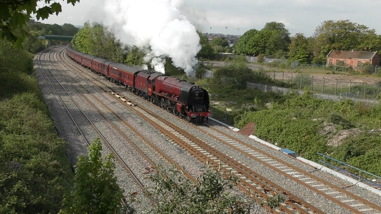 46233 Duchess of Sutherland roars up Filton and Llanvihangel Bank on Day 3 of The Great Britain XII