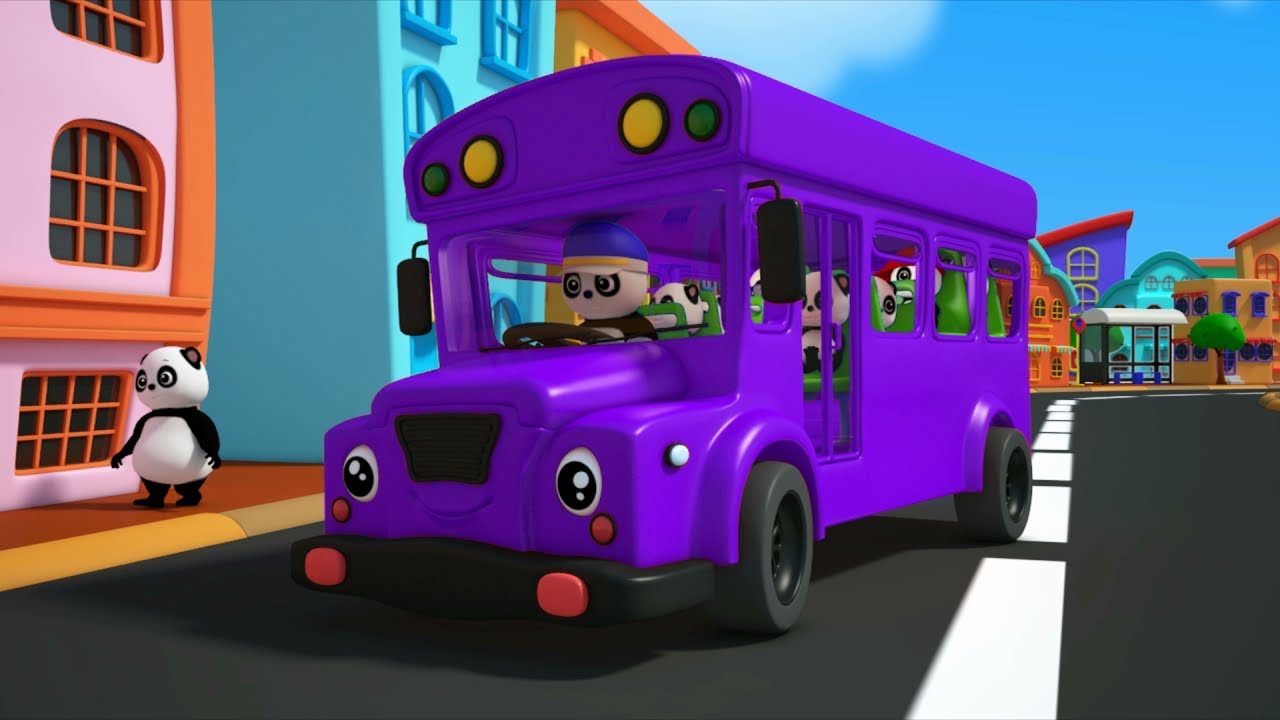 Baby Bao Panda | Wheels On The Bus | 3D Nursery Rhymes | Kids Songs