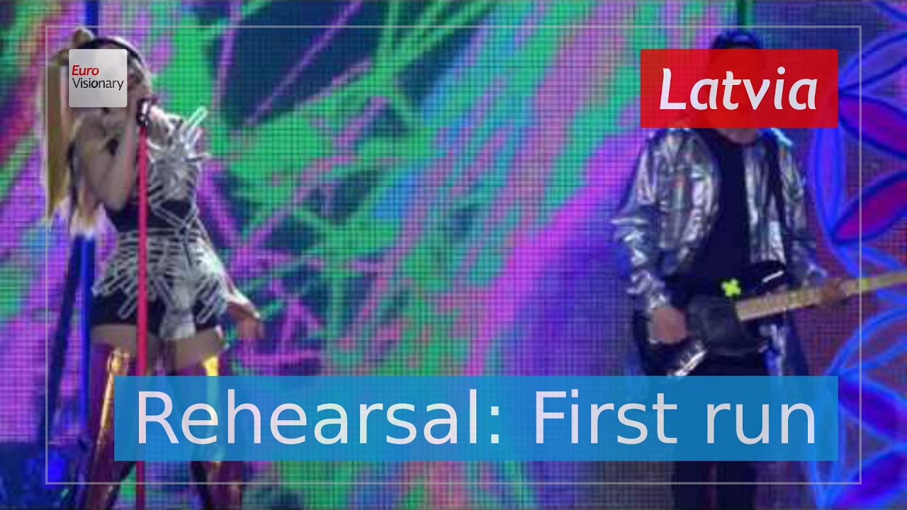 Triana Park - Line - Latvia - Live - Full Rehearsal - Eurovision Song Contest 2017 (4K)