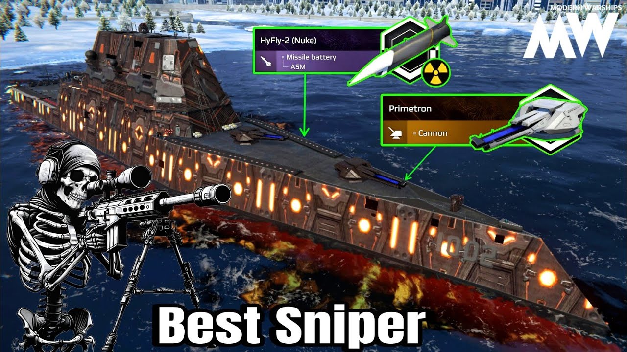 USS Lyndon B. Johnson with Most Deadliest Crusher Build ☠️ - Modern Warships 